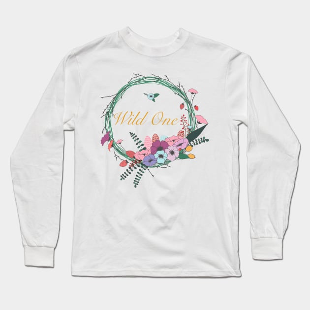 Wild One Long Sleeve T-Shirt by Trashley Banks